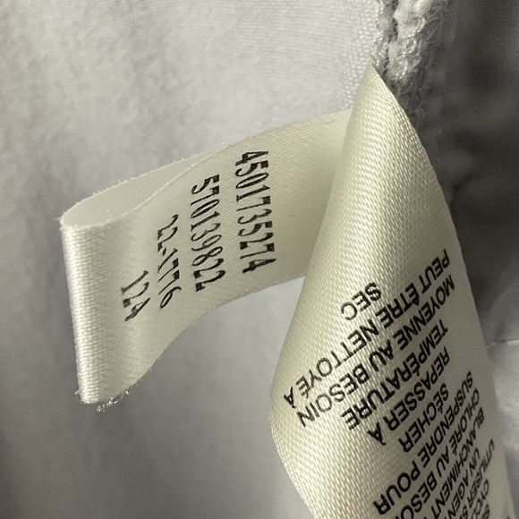 Pre-Owned White House Black Market Women’s Light Gray Crop Leg Pants, Size 4 - Picture 7 of 10